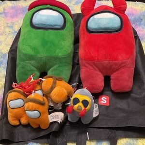 Among Us Crewmate Plush & Keychain Set